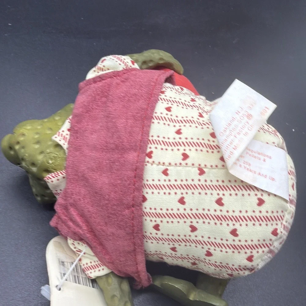 Valentino Frog Shelf Sitter Russ Berrie Kathleen Kelly's Frog 422L With Tag VTG